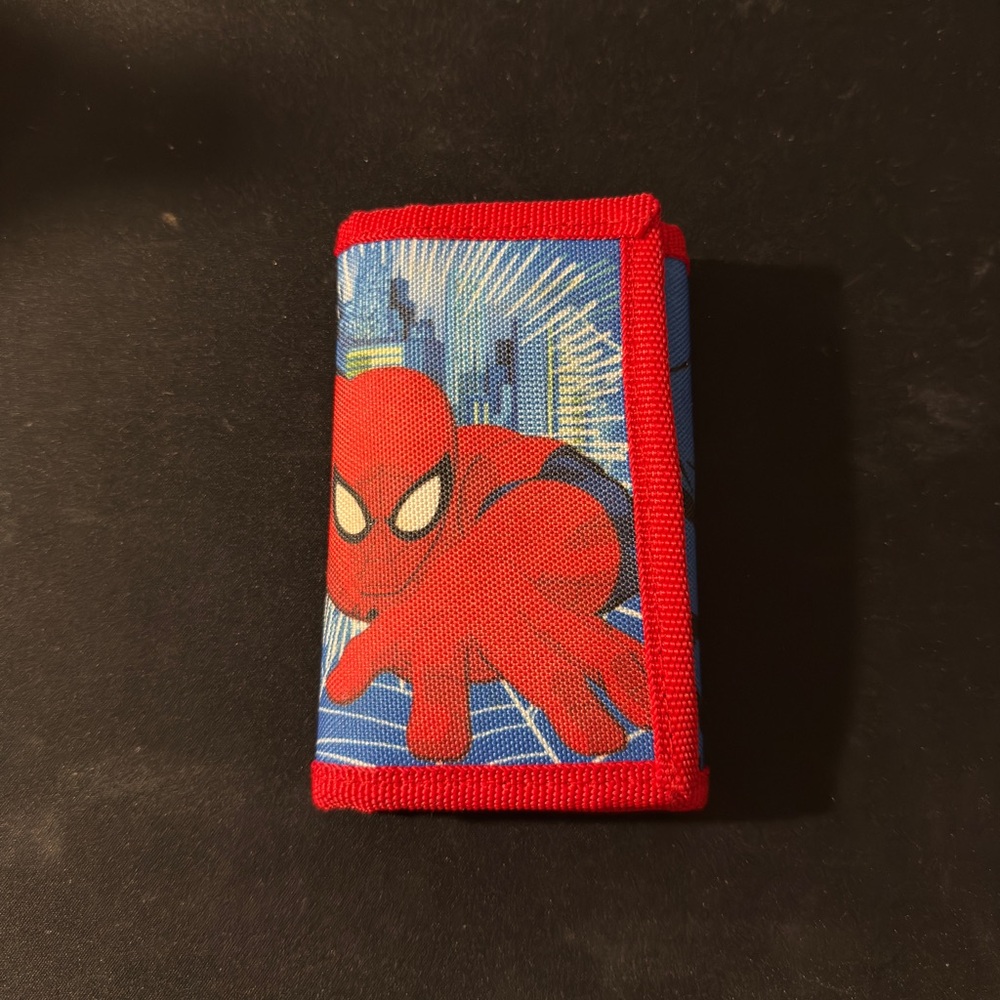 MARVEL Ultimate Spider-Man Children Boy's Tri Fold Wallet - Nice Condition!!!
